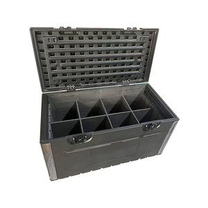 Prix d'usine avec cloison amovible, verrouillage <span class=keywords><strong>papillon</strong></span>, matériau PE, valise de transport Flying Road, câbles et fils de scène emballés - Product Image 1