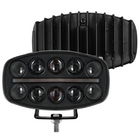 Faro de Trabajo Ovalado de 10 Pulgadas, Focos Láser LED de 60 W, Iluminación LED Impermeable para Vehículos Todoterreno, Accesorios para Automóviles, ATV, SUV, Camiones