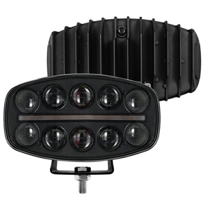 ไฟสปอร์ตไลท์ LED รูปวงรี 10 นิ้ว 60w กันน้ำ สำหรับรถออฟโรด ไฟ LED สำหรับอุปกรณ์ตกแต่งรถยนต์ ATV SUV รถบรรทุก - Product Image 2