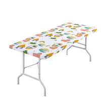 Nappe de table élastique moderne pour les hôtels, fabricants de nappes imprimées, nappes lavables pour pique-nique, couvre-table pour le camping