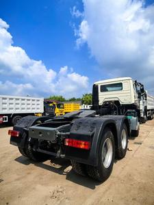 Camión Tractor Usado Sinotruk Euro2 Diésel 6X4 con Volante a la Izquierda, HOWO de 10 Ruedas, Capacidad de Carga de 21-30T, 371hp, Cámara Trasera de 360°, Logística - Product Image 5