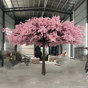 SPYHS-3 In Stock Factory Cheap Price Outdoor Indoor Customized Large 3M 5M Artificial Fake Cherry Blossom Tree For Restaurant