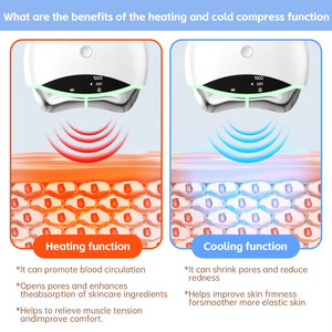 Điện công cụ chăm sóc da nóng nén nhiệt mát gua SHA điêu khắc mặt cổ Lift Massager Microcurrent mặt Toning thiết bị - Product Image 3