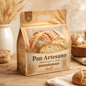 Bolsas de Embalaje para Pan al por Mayor con Logotipo Personalizado, Antivaho y Resistentes al Calor, Aptas para Pan, Pollo Asado Caliente y Alimentos Delicatessen - Product Image 1