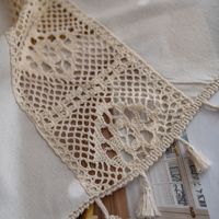 Rideaux Semi-Transparents Blancs Américains Modernes avec Motifs Découpés pour Bureau à Domicile, Salon et Chambre, Lambrequins