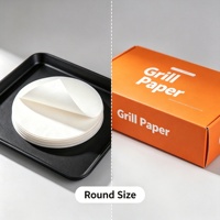 Papier sulfurisé antiadhésif haut de gamme, résistant à la graisse, en forme de cercle, pour moule à gâteau, plateau à pizza, résistant à la chaleur, imperméable, tapis de cuisson pour four