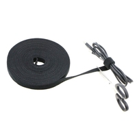 Attaches de câble auto-adhésives en nylon Double côté crochet et boucle bande Type de dos libérable