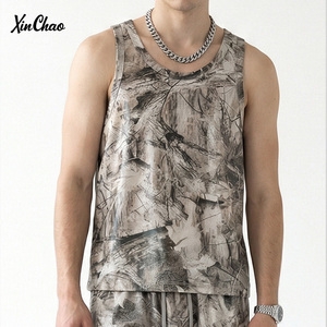 เสื้อกล้ามผู้ชาย แขนกุด ผ้าฝ้าย 100% ทอแน่น สำหรับฤดูร้อน เสื้อยิม สีพื้น ทรงหลวม สไตล์ลำลอง สตรีทแวร์ เสื้อโชว์กล้ามเนื้อ - Product Image 2