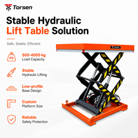 Table élévatrice hydraulique industrielle, plateforme élévatrice à ciseaux fixe pour la manutention des marchandises en entrepôt, équipement de ligne de production