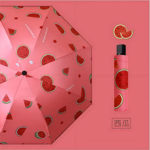 Wholesale Fruit Pattern Folding <b>Children's</b> <b>Child</b> Kid Student Durable Manual Female Anti-Ultraviolet Rain Umbrella - Product Image 2