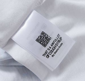 Camisetas de Hombre, Estilo Y2K, Streetwear, de Alta Calidad, 100% Algodón, con la Frase 'THAT'S AWFUL LOT of COUGH SYRUP' - Product Image 5