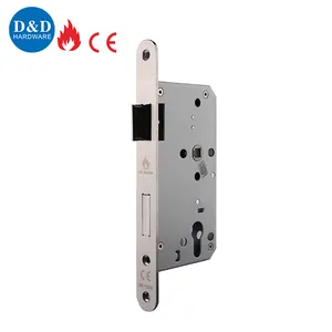 CE 5572 Round Strike Plate Security Fire Rated Mortise Sash Lock Body Door Lockset