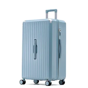 High-quality Durable ABS Large-capacity Ultra-quiet Anti-drop Pressure Travel Travel Handheld Password Luggage