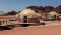Dôme géodésique imperméable en PVC pour toutes les saisons, pour les sports et l'utilisation en intérieur, avec protection UV et isolation thermique