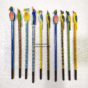 Handmade Wooden <b>Pencils</b> for Children Handpainted <b>Pencil</b> Handmade <b>Pencils</b> for Children Wooden Gift <b>Pencil</b> Wholesale Exports - Product Image 1