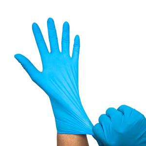 Precio de pedido a granel Desechable 100 Pcs Caja Examen Seguridad Guantes de nitrilo Sin polvo Spa Azul Guantes de mano de nitrilo - Product Image 5