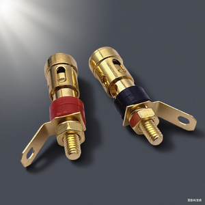 Rasantek פרמיה 4 מ "מ הודעות כריכות בננה-מסופי רמקול <span class=keywords><strong>hifi</strong></span> קישוריות אודיו מעולה ומערכות וידאו - Product Image 5