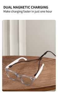 Gafas Inteligentes Modernas MZH GS07 con <span class=keywords><strong>Lentes</strong></span> Tintadas, BT 5.<span class=keywords><strong>4</strong></span>, Audio de Alta Definición, Asistente de Voz, Control por Gestos, Reproductor de Música, IPX-5 - Product Image 5