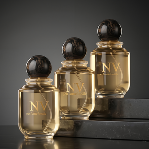 Flacon de parfum en verre cylindrique de haute qualité 100 ml, flacon de parfum vide avec logo personnalisé, avec boîte cadeau, vaporisateur à pompe, fournisseur OEM ODM - Product Image 5