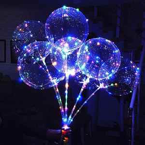 Hot Selling PVC Foam Bobo <b>Balloons</b> LED with Lights for Halloween and Valentine's Day <b>Decoration</b> - Product Image 3