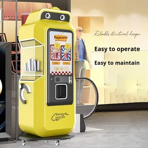 Máy làm bỏng ngô tự động hoàn toàn đa năng, quầy tự phục vụ không người lái cho trung tâm thương mại, điểm tham quan, làm bỏng ngô tức thì, chất liệu kim loại - Product Image 3