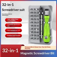 Kit de tournevis de précision 128-en-1, multifonctionnel, pour réparation de téléphones, télécommunications et électronique, avec rangement