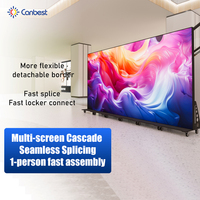 Personnalisé P1 P1.5 1.5 P1.8 P2 Sans Soudure Led Affiche Écran D'affichage Wifi Contrôle Affiche Led Panneaux D'affichage P2.5 Bannière Led Mur