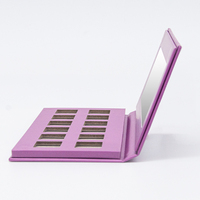 Palette de fards à paupières mini arc-en-ciel de luxe vide, personnalisable avec logo imprimé en couleur, emballage papier marque privée, vente en gros