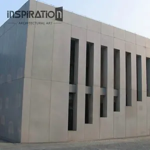 맞춤형 디자인 벽 패널 GFRC 유리 섬유 철근 콘크리트 건축 프리 캐스트 콘크리트 클래딩