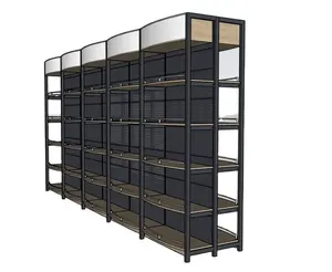 גונדולה מדפי חנות מדפי תצוגת עומד - Product Image 1