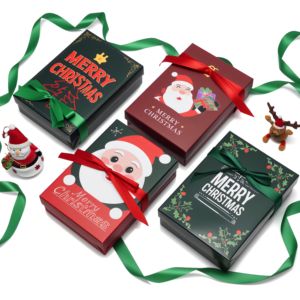 Caja de Cartón con Forma de <span class=keywords><strong>Libro</strong></span> Personalizada y Reciclable para Dulces y Galletas Navideñas, Impresión Offset a Cuatro Colores con Logotipo para Regalos Promocionales - Product Image 2