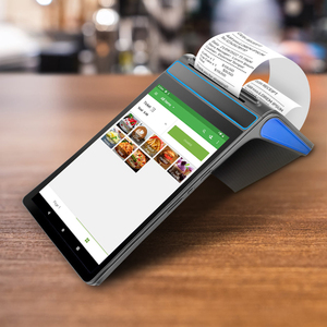 FYJ-F1-88 8 inch <span class=keywords><strong>Android</strong></span> 12 NFC thiết bị đầu cuối <span class=keywords><strong>POS</strong></span> xe buýt thẻ QR đọc Vé máy <span class=keywords><strong>POS</strong></span> với 80 mét Máy in nhiệt - Product Image 1