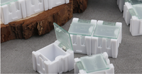 Boîte de rangement à composants électroniques, en plastique de haute qualité, 50 pièces, boîte de rangement pour pièces électroniques SMT SMD