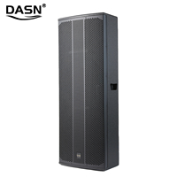 DASN H215DE Speaker suara panggung DJ, sistem Audio profesional kabinet kayu frekuensi penuh aktif 15 inci 600W RMS