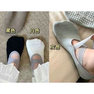 Yoga Boat <b>Socks</b> Cotton Non-Slip Anti-Slip For Pilates Dance Fitness Indoor Women Gray White <b>Black</b> Solid Color - Product Image 3