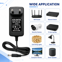 Chargeur mural 12V 3A certifié ODM CCC avec protection contre les courts-circuits, prise EU, adaptateur secteur AC/DC 36W pour moniteur