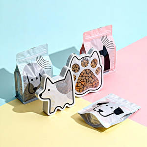 שקית מזון לחיות מחמד מאלומיניום עם עיצוב אישי, ניתנת לאטימה חוזרת עם סגירת רוכסן, אטומה לריחות, 1 ק\\\"ג 2 ק\\\"ג, לאריזת מזון לכלבים וחתולים - Product Image 1