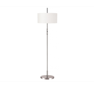 Best Price Modern LED Floor Brushed Nickel Fabric <b>Shade</b> Stainless Steel Glass Luxury Hotel Living Room Study Bedroom Bedside - Product Image 6