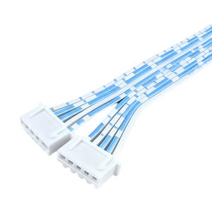 青と白のフレキシブルフラットケーブルワイヤーハーネス加工銅芯PVC絶縁コンピュータPH2.0 XH2.54オートメーションケーブル - Product Image 2