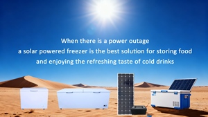 Congélateur coffre solaire 12V sans givre 100L-700L avec compresseur DC, réfrigérateur/congélateur portable, classe A+ d'efficacité énergétique - Product Image 6