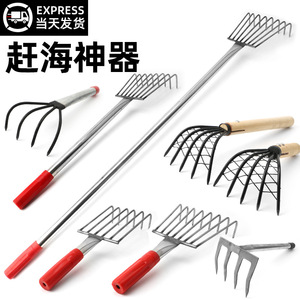 Cpai Garden Rake Stainless Steel 7 Tine For Home Gardening Tools - Product Image 4