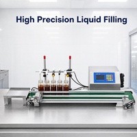 Machine de remplissage automatique de haute précision pour eau pure avec pompe, pour boissons, jus, lait, capacité 1000 ml