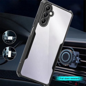 Funda para Teléfono <span class=keywords><strong>Samsung</strong></span> <span class=keywords><strong>Galaxy</strong></span> F62 F55 <span class=keywords><strong>F54</strong></span> F42 F41 C55 C9 C7 C5 Pro, Resistente a Caídas, Ultrafina, Transpirable, Marco Negro, Cubierta Acrílica - Product Image 4