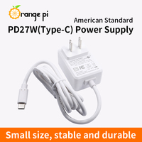 Oranye Pi PD27W US tipe-c Plug-in Power Supply 5V5A persediaan elektronik