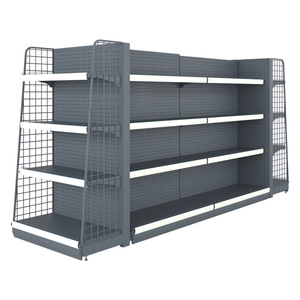Hochwertige Großhandel Lebensmittel Supermarkt Regale Einheiten Gondel Shop Regal Metall Store Racks zum Verkauf - Product Image 2