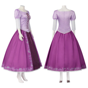 New TV Movie Costume Mens Flynn Rider Costume Cosplay <strong>Dress</strong> up Purple Color <strong>Rapunzel</strong> Princess <strong>Dress</strong> for <strong>Women</strong> Adult - Product Image 3
