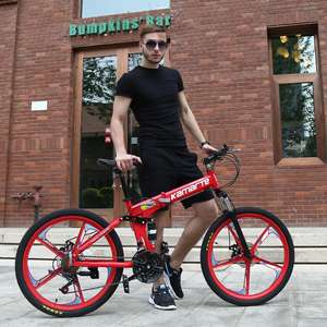 <span class=keywords><strong>Bicicleta</strong></span> de carreras ligera de 24, <span class=keywords><strong>26</strong></span>, 27,5, 29 pulgadas, bicicletas de carretera/<span class=keywords><strong>bicicleta</strong></span> de montaña plegable barata con buena calidad, fácil de plegar/Aleación de fácil transporte - Product Image 3