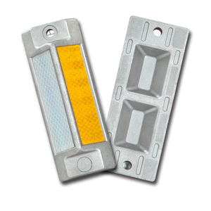 Dissuasori Stradali in Alluminio ad Alta Resistenza alla Compressione, Dissuasori Stradali Altamente Riflettenti a Occhio di Gatto per la Segnaletica Stradale - Product Image 5