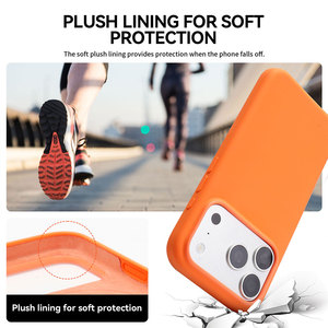 Funda de Silicona Líquida Suave de Alta Calidad para Teléfono, para 15 16 17 18 Pro Max, Funda Protectora de TPU con Logotipo Original - Product Image 3
