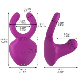 새로운 실리콘 원격 제어 팬티 진동기 음핵 젖꼭지 자극 음핵 행복한 놀이 제품 여성 자위 섹스 토이
